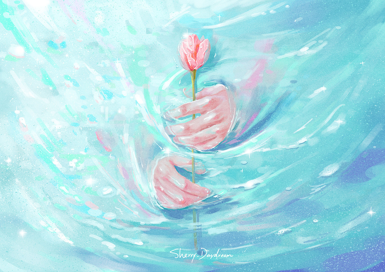 《爱情海》（图ZMTM1MzcwODE2） - 创作习作 - 站酷设计师Sherry白日梦原创素材 - 站酷ZCOOL