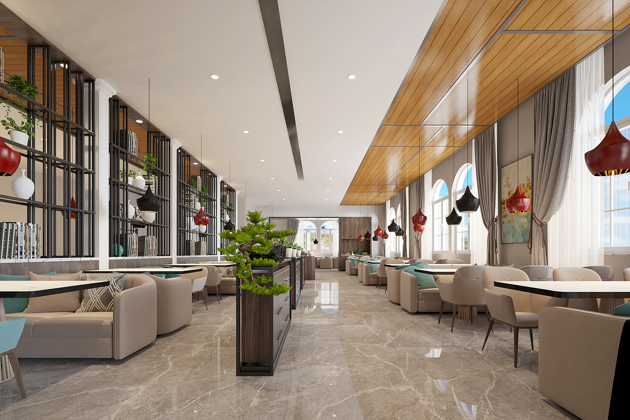 羊毛沟湿地火锅店——时尚餐饮空间设计