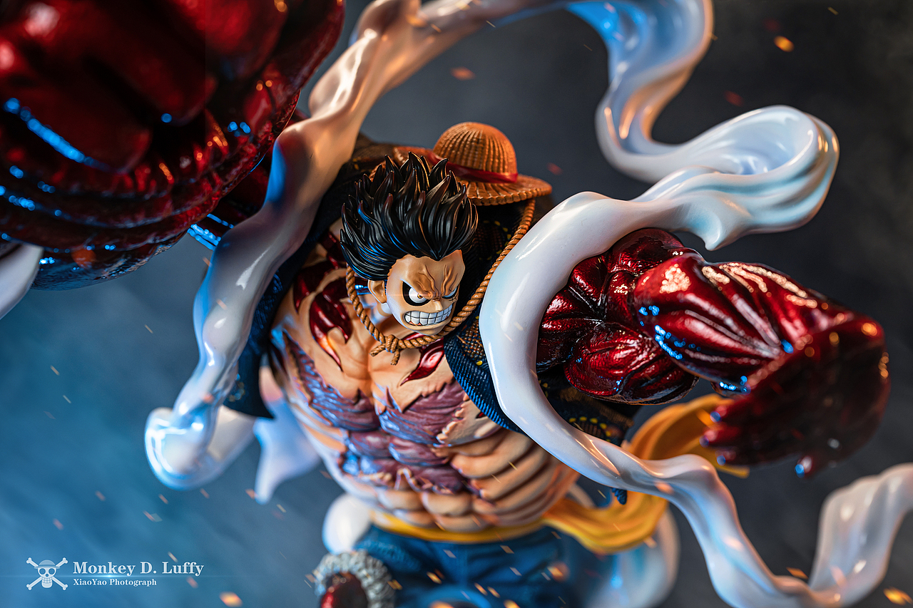 lufy四档大猿王枪雕像摄影