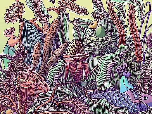 鼠年插画