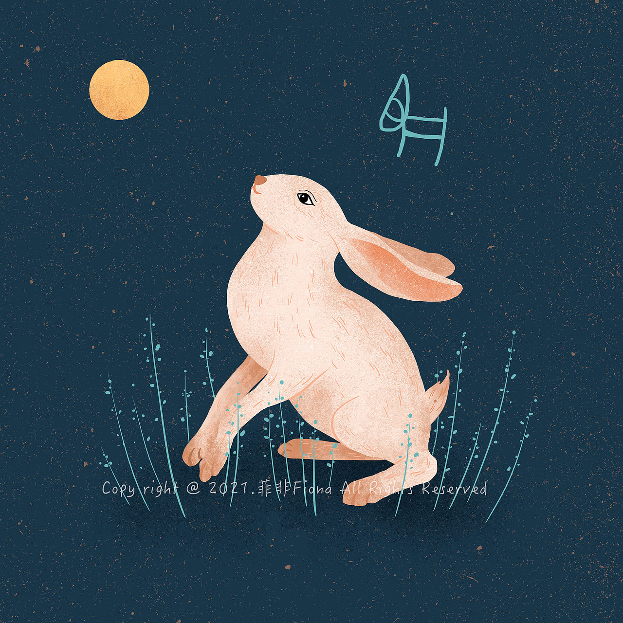 十二生肖甲骨文插画