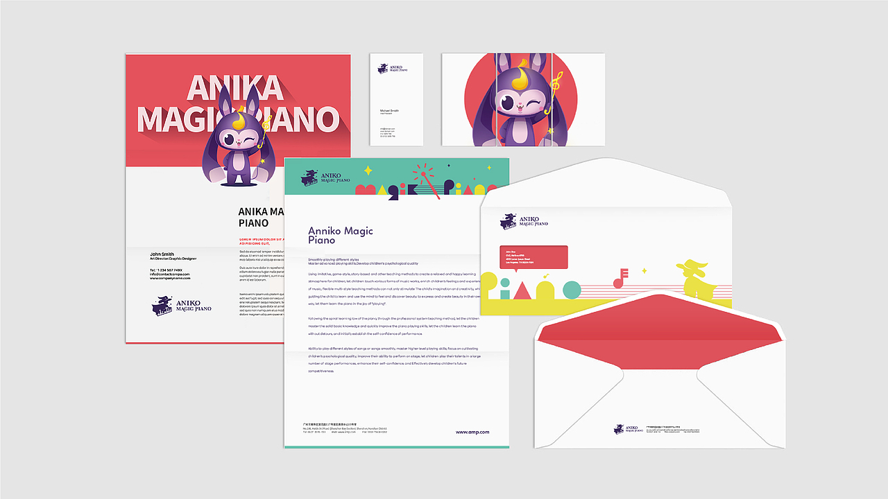安妮卡魔法钢琴VI/吉祥物设计 by 心铭舍（图ZMTkxMzMyNzQ0） - 品牌 - 站酷设计师你可以叫我疯子原创素材 - 站酷ZCOOL
