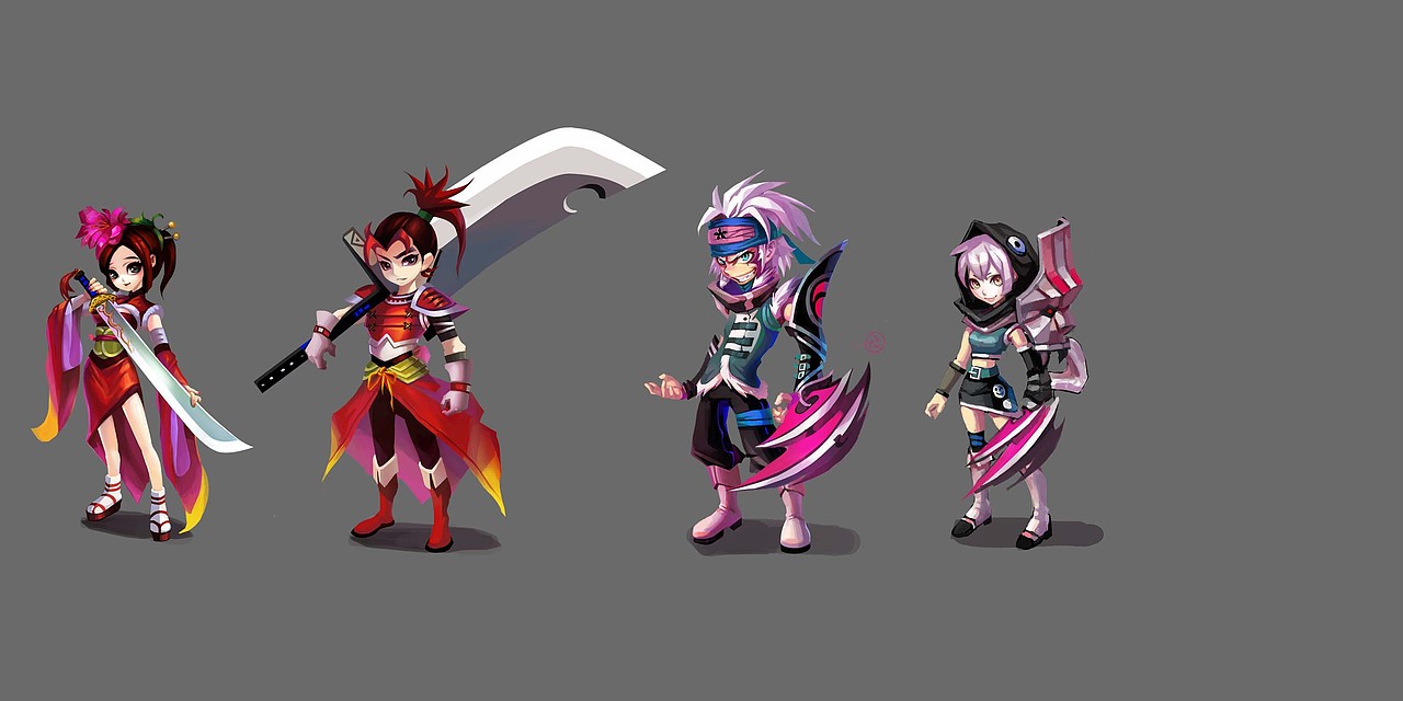 游戏小人（图ZMzk3NTAyNzY=） - 游戏原画 - 站酷设计师享耳婷婷原创素材 - 站酷ZCOOL