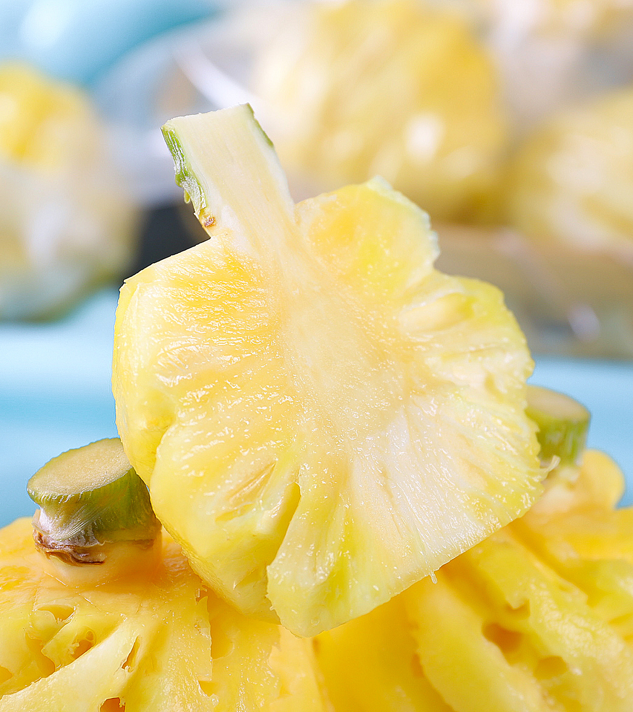 水果拍摄泰国削皮迷你小菠萝