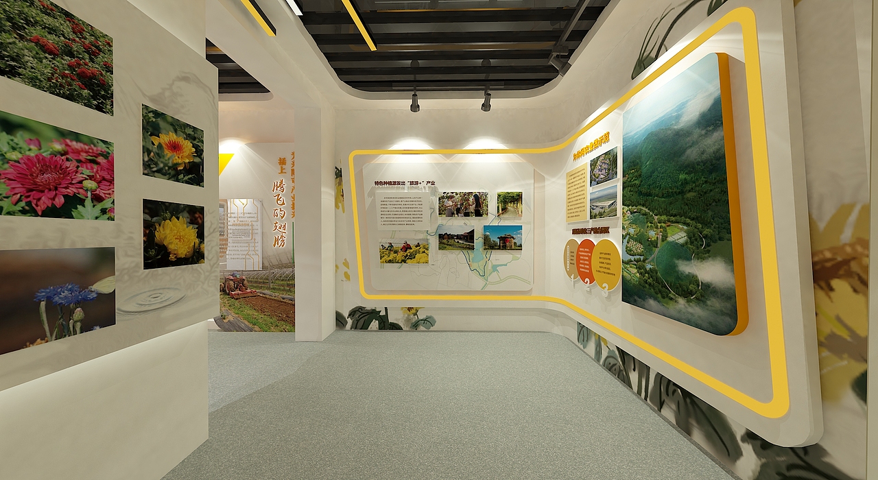 由两个平房改造，空间比较小，元素运用到比较乱（图ZMjE5OTEwMjUy） - 展陈设计 - 站酷设计师吾爱海苔原创素材 - 站酷ZCOOL