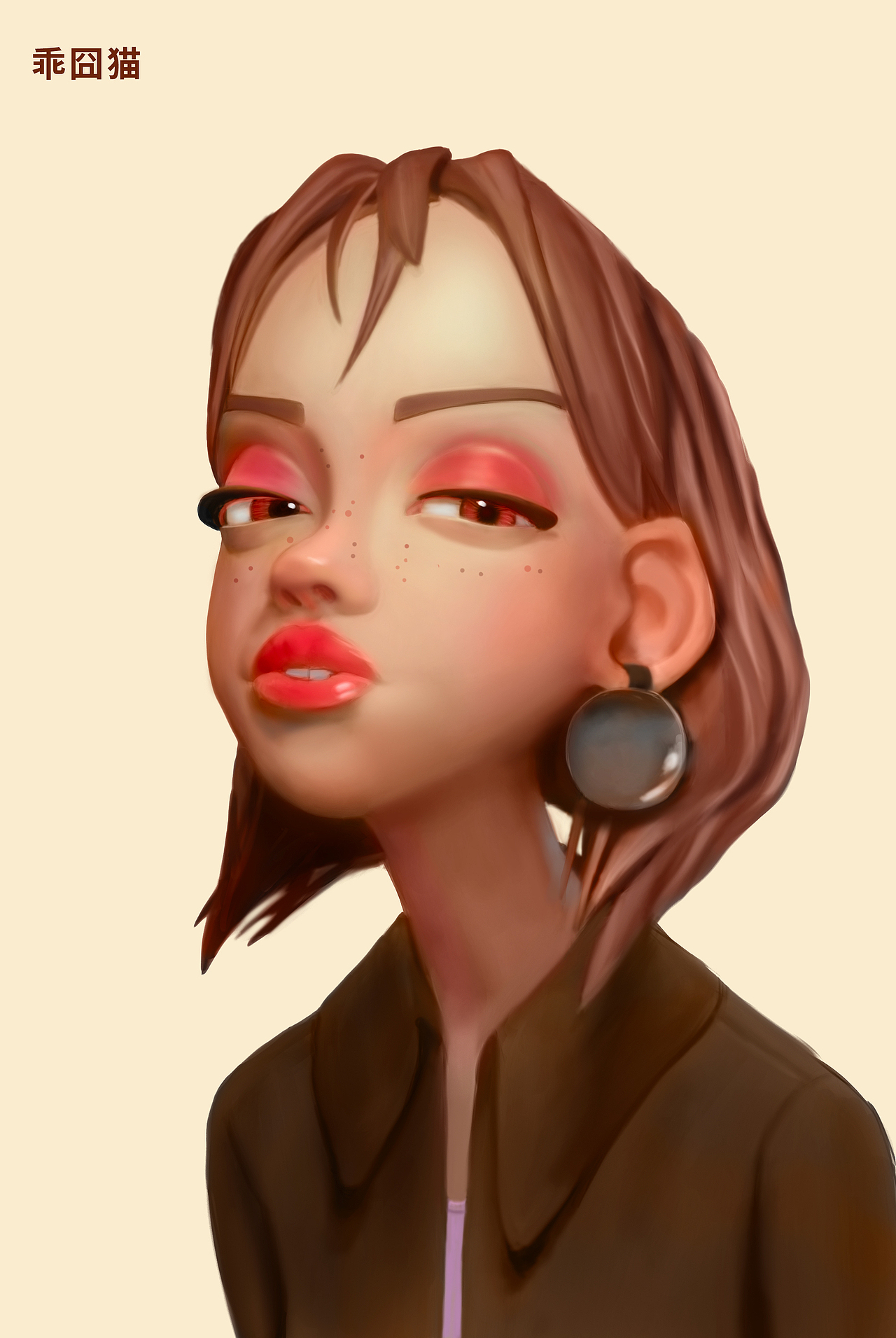 原畫臨?。▓DZMjM0NDI5NTA0） - 單幅漫畫 - 站酷設計師乖囧貓貓原創(chuàng)素材 - 站酷ZCOOL