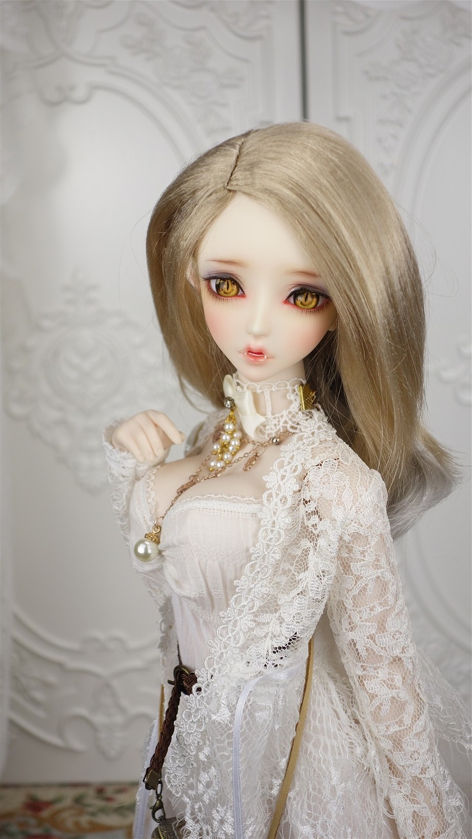 吸血鬼 lisa 三分bjd娃娃 头雕&胸台 3d建模,3d打印原型制作