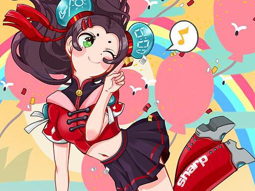 一些同人和原创图