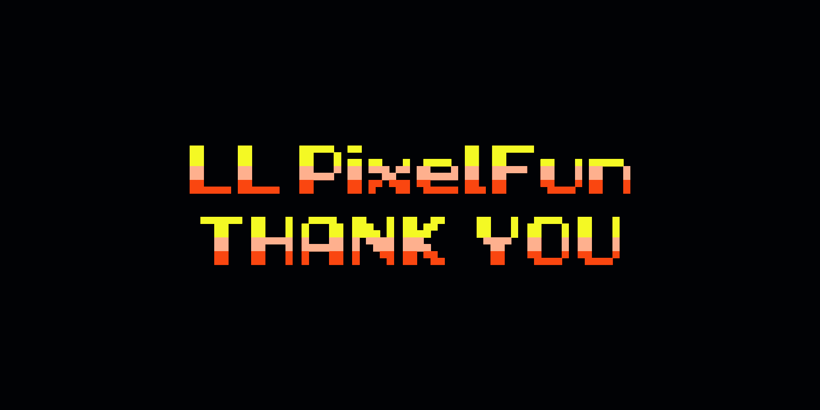 LL PixelFun | 西文像素字体