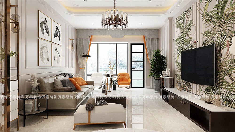 碧桂园雅居方案-简欧轻奢风格装修案例