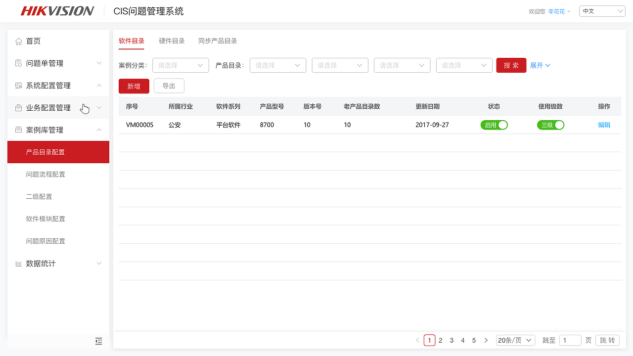 后台-问题管理系统