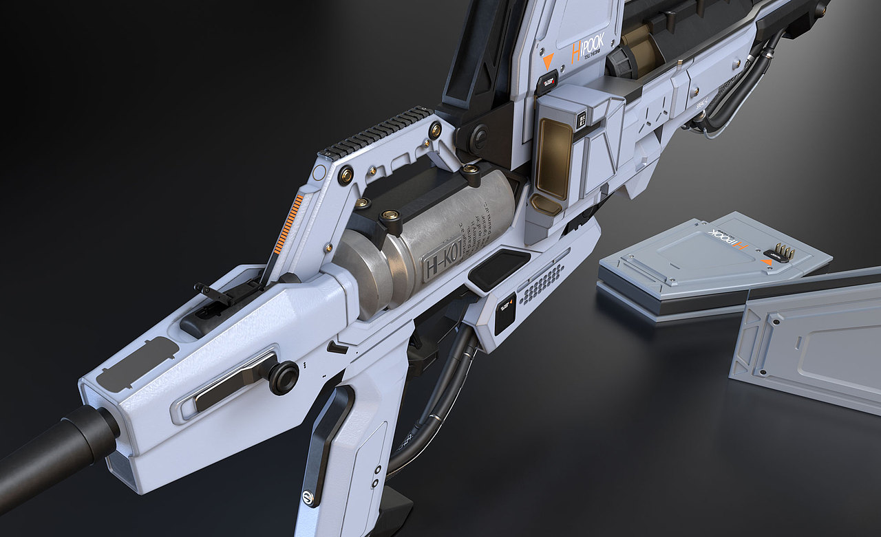 第七期 学员 熊 的科幻枪械设计作业