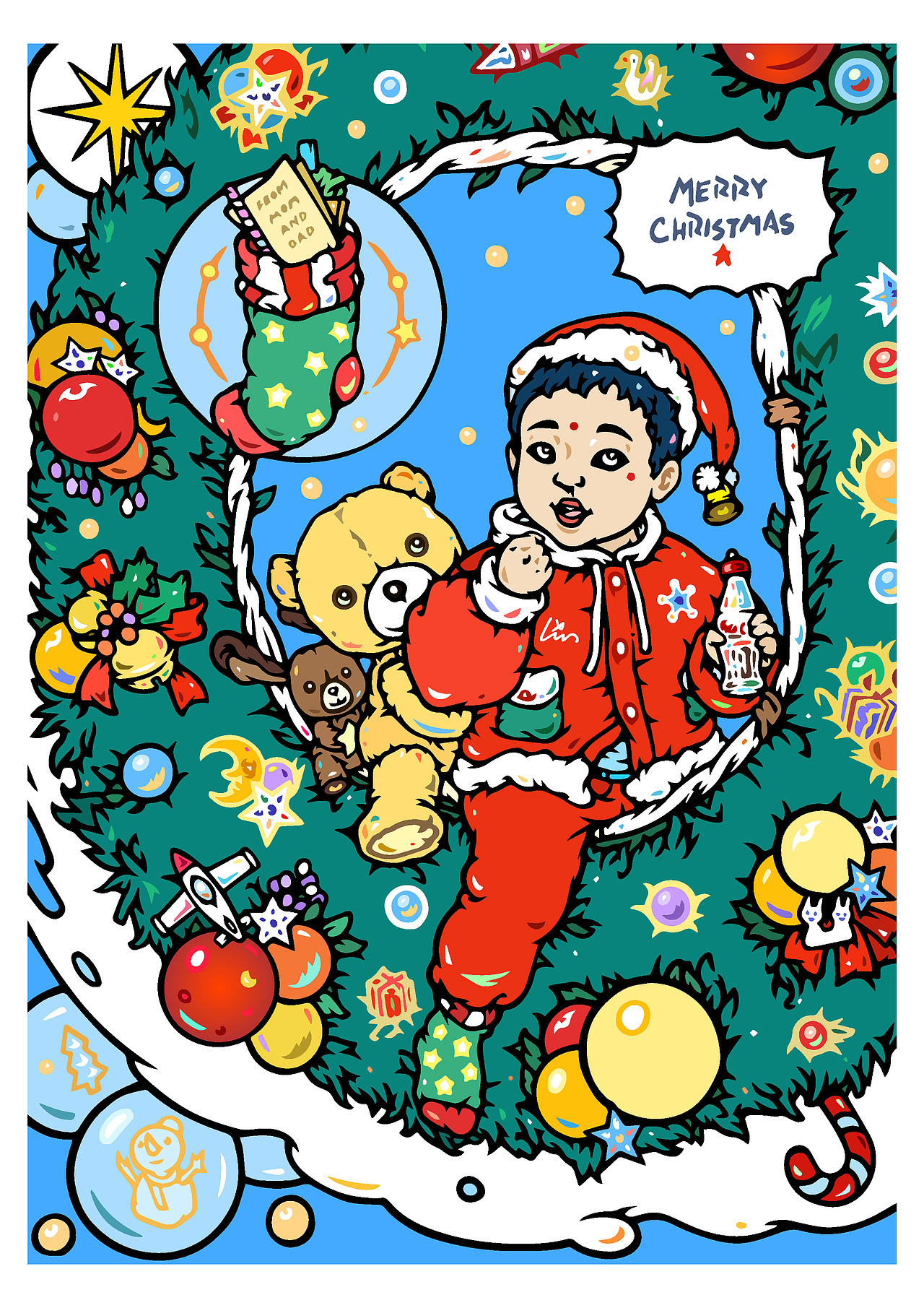 圣诞 - 游记（图ZMTM5ODA3Njg0） - 创作习作 - 站酷设计师叉烧加饭原创素材 - 站酷ZCOOL