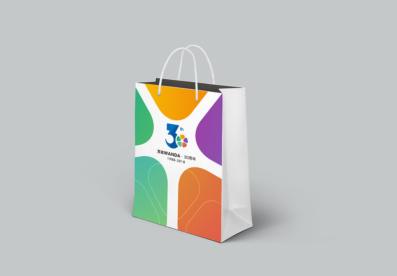 万达30周年，记录历史稳步前行（图ZNTA4MDgxMDg=） - Logo - 站酷设计师秀才进京原创素材 - 站酷ZCOOL