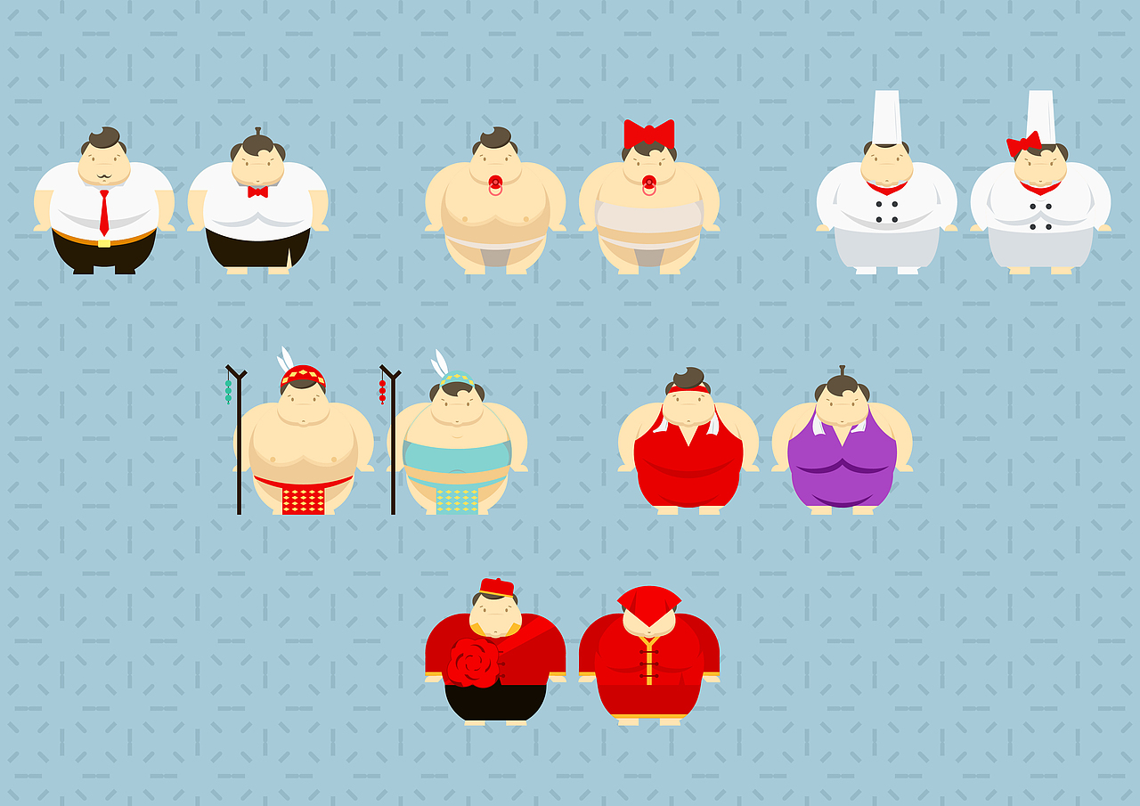 《米圈圈和米圆圆》（图ZMzMzMDIwMjg=） - 图案 - 站酷设计师刘升原创素材 - 站酷ZCOOL