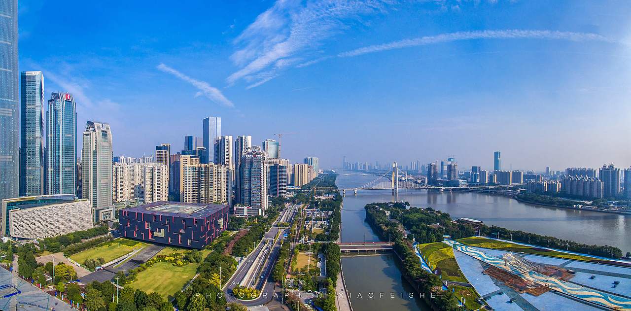 航拍广州（图ZNzUxOTI4MTY=） - 环境/建筑摄影 - 站酷设计师飞影传媒张飞鹏原创素材 - 站酷ZCOOL