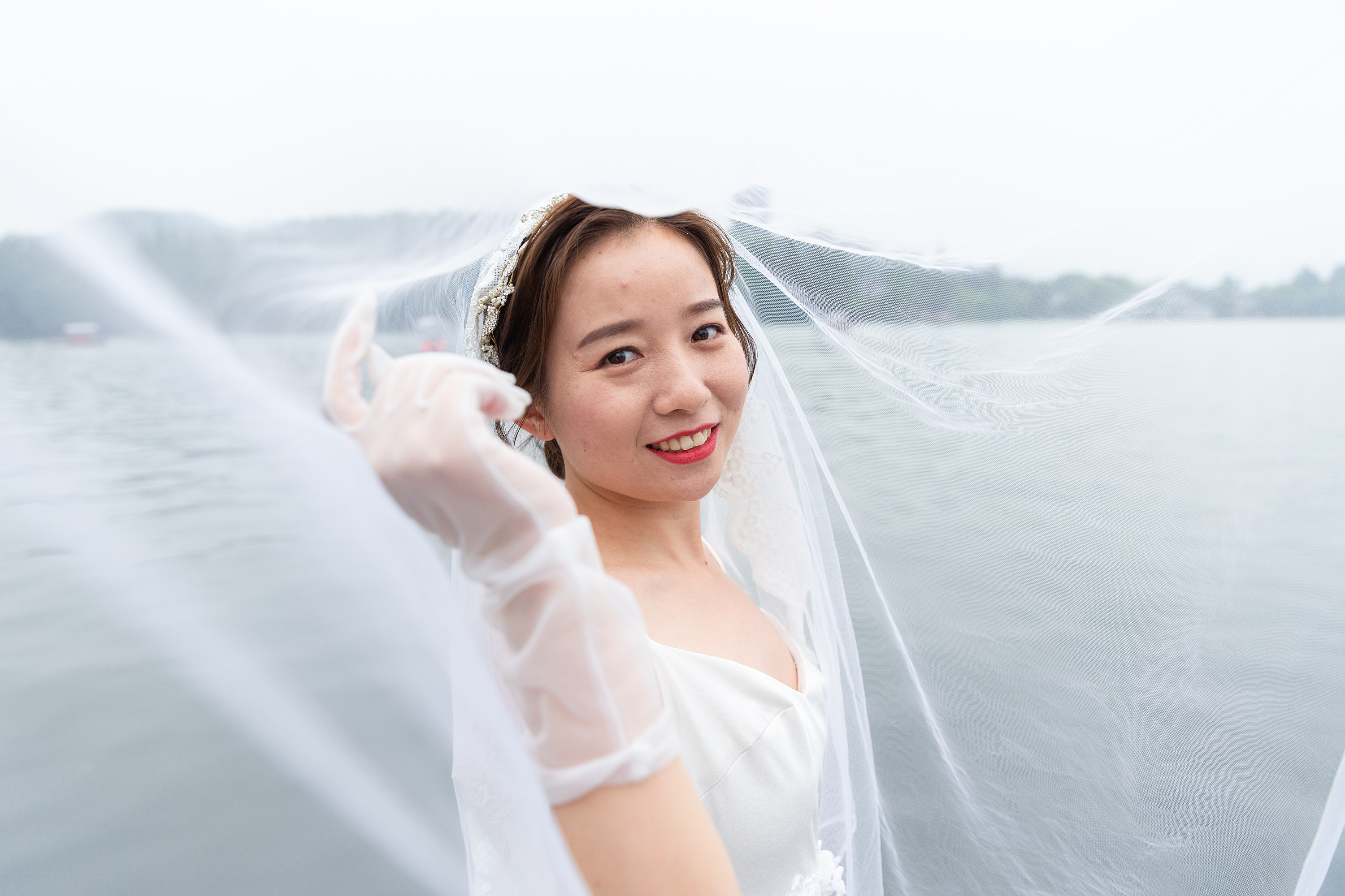 摄影后期练习 - 海景婚纱调色