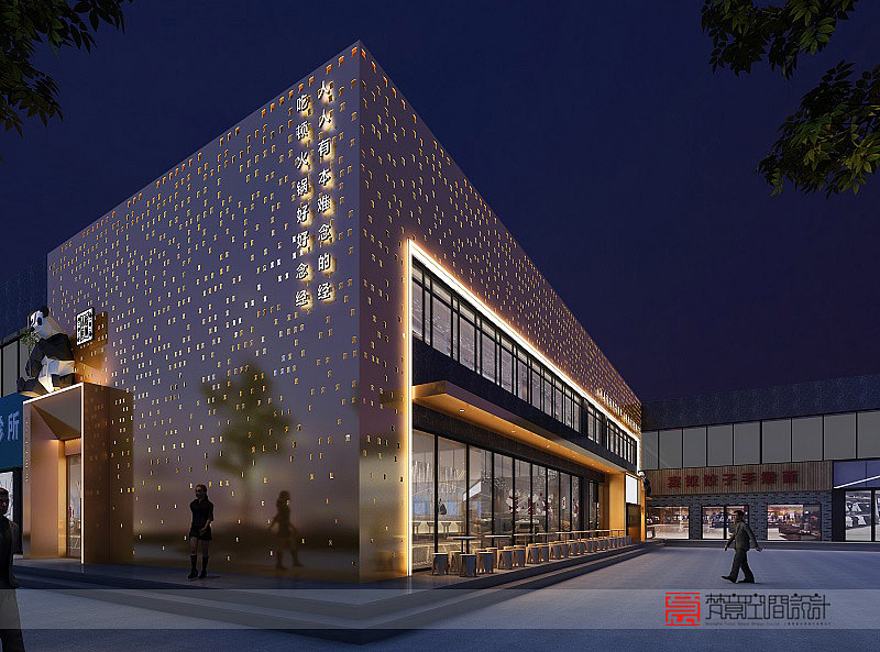 “小格乾坤”火锅店装修案例二-梵意郑州餐饮设计公司（图ZMTg4NjY2NzA4） - 酒店餐饮设计 - 站酷设计师郑州餐饮设计公司原创素材 - 站酷ZCOOL