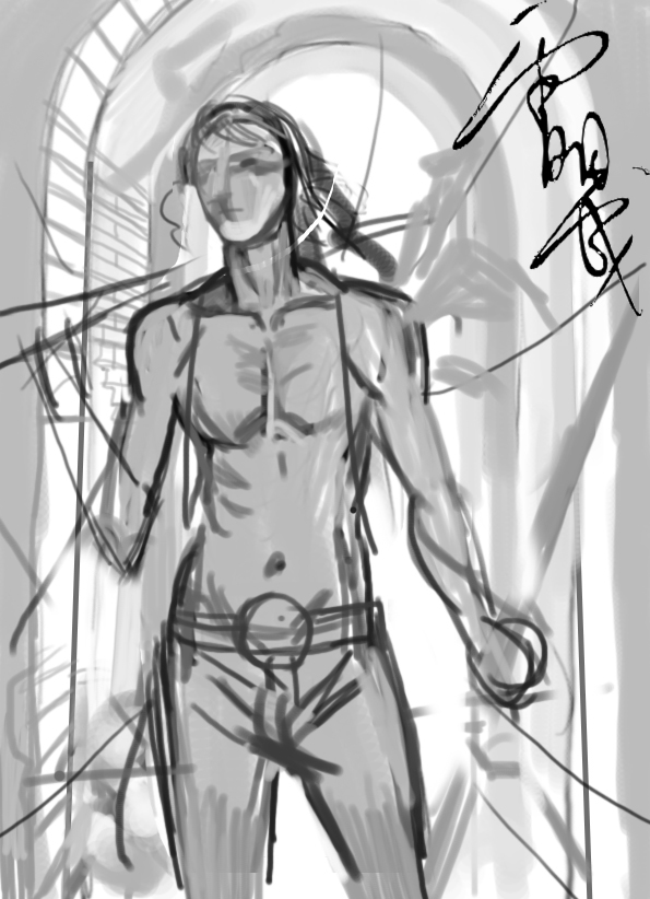 恶魔猎手——作画过程