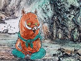 一只打工的小豬妖??