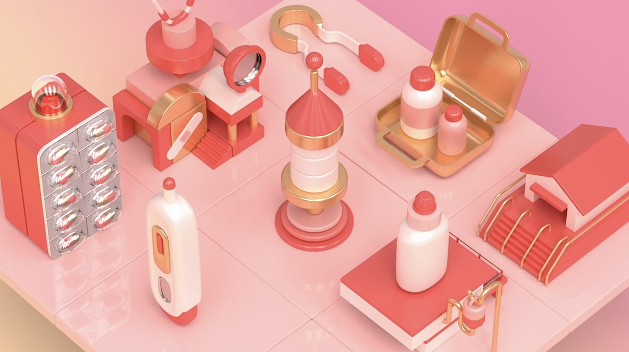 c4d动画练习-产品