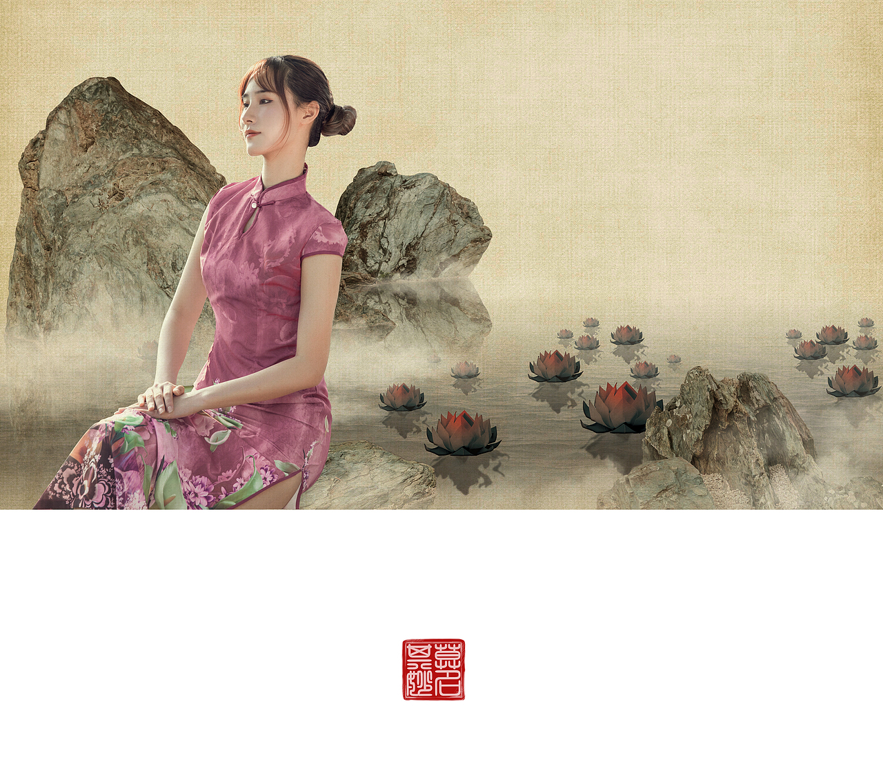 旗袍（图ZMTY5Nzg0NjY4） - 人像摄影 - 站酷设计师美灵a原创素材 - 站酷ZCOOL