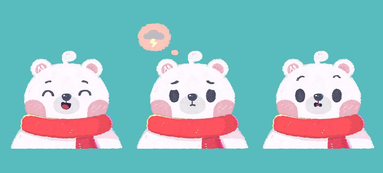 Midea Family 熊小美一家Q版形象设计 —— 欢乐熊仔（图ZMTkwNjAxMjg0） - IP形象 - 站酷设计师肥猫王子原创素材 - 站酷ZCOOL