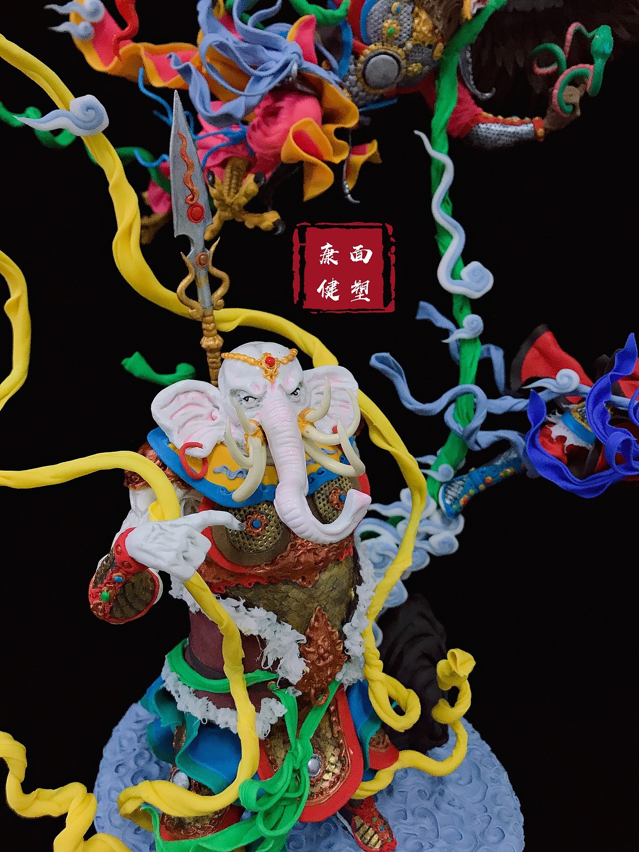 康健面塑作品（图ZMjUyMzU0MDA4） - 雕塑 - 站酷设计师上京私物康健面塑原创素材 - 站酷ZCOOL