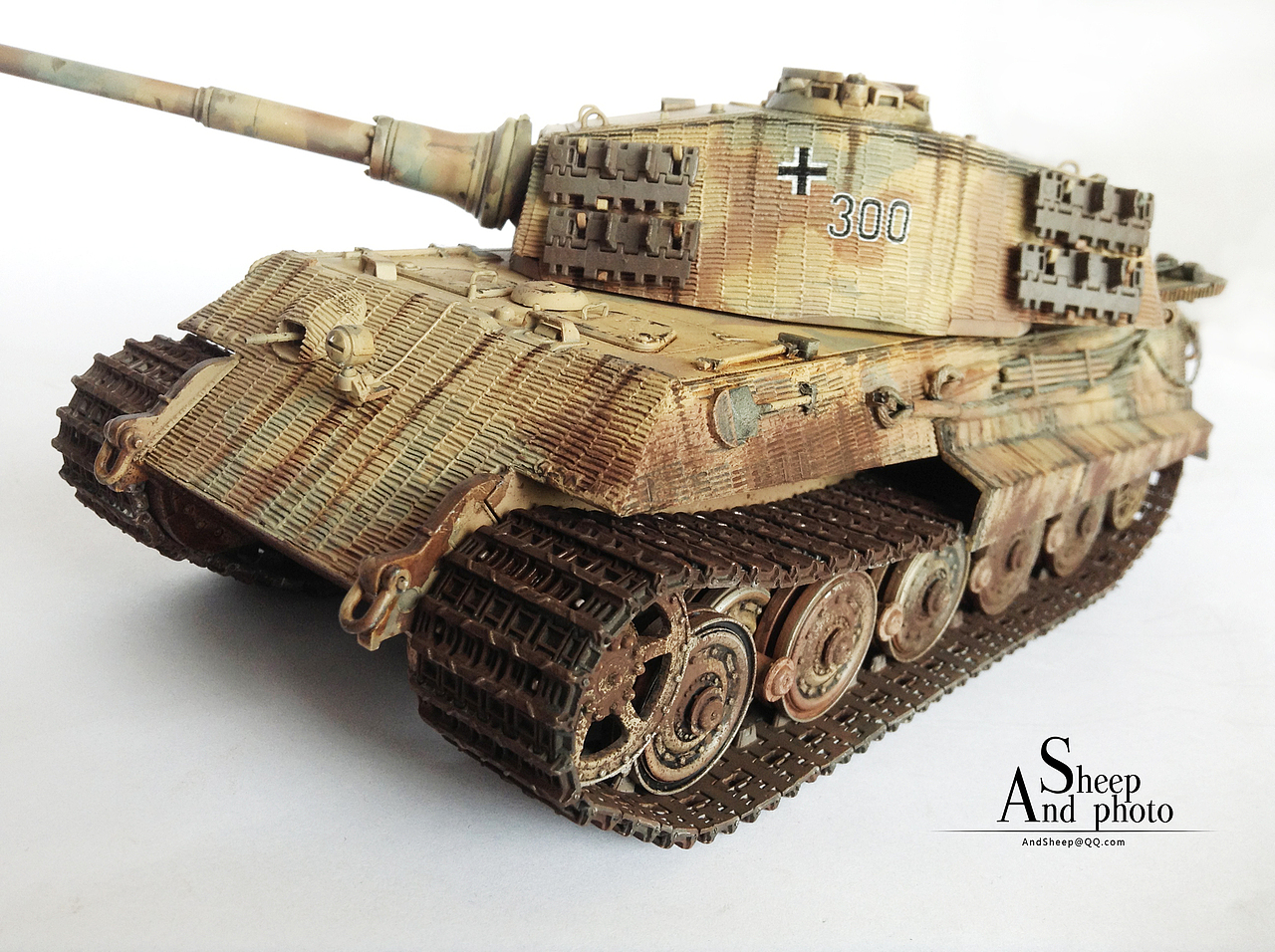 亨舍尔-虎王，三色沙漠迷彩，金属炮管履带PE（图ZMTUwMzc2ODA=） - 手办/模玩 - 站酷设计师yyy70751140原创素材 - 站酷ZCOOL