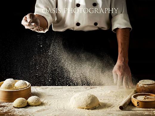 一组美食点心作品