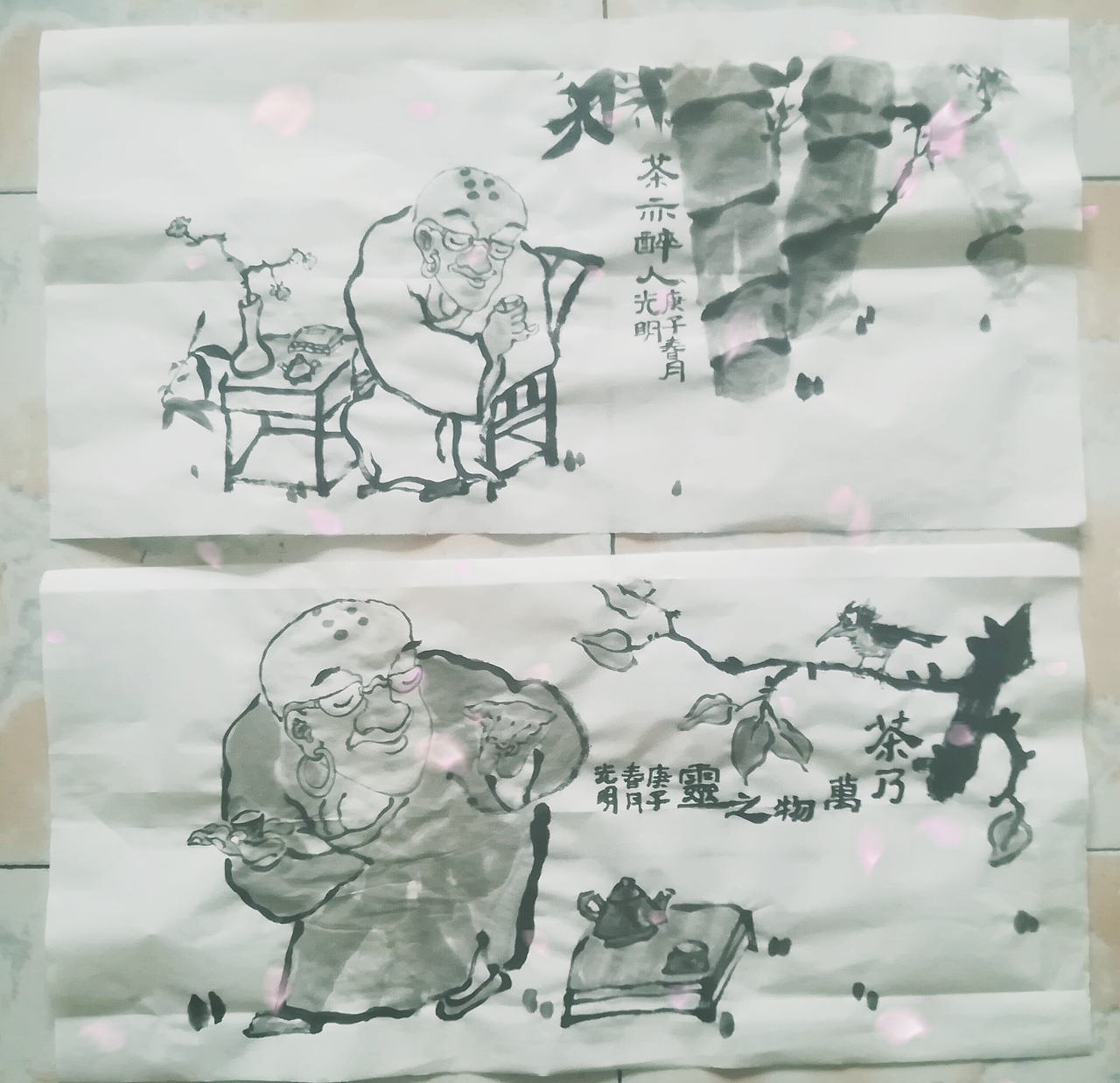 禅畫（图ZMTk3MzU1NDAw） - 绘画 - 站酷设计师憂郁藍色原创素材 - 站酷ZCOOL