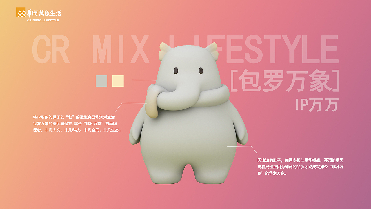 华润万象生活IP设计—万万（图ZMzI1NjE5MjAw） - IP形象 - 站酷设计师Ianniee原创素材 - 站酷ZCOOL