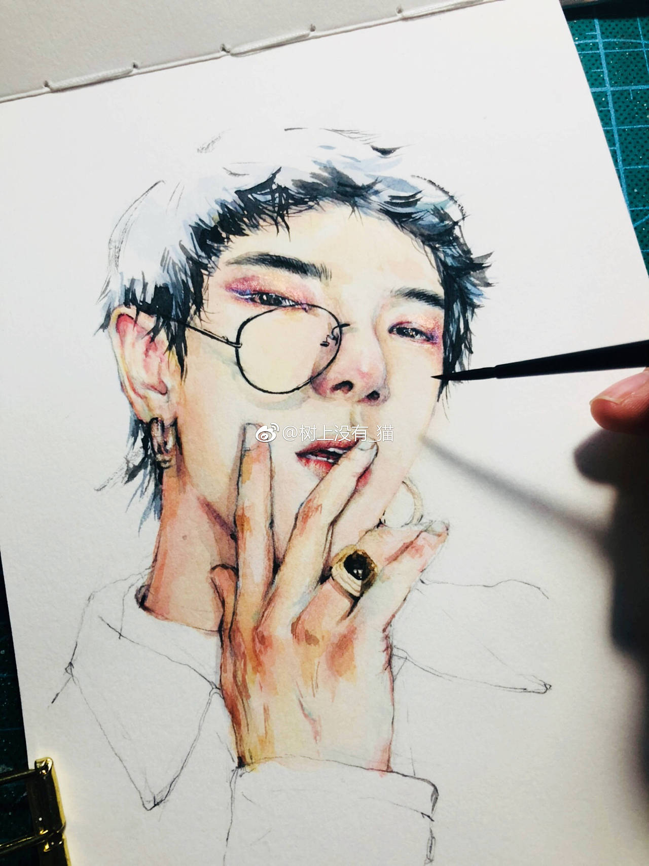水彩 人物 华晨宇（图ZMTQyNDIzMjEy） - 绘画 - 站酷设计师树上没有_猫原创素材 - 站酷ZCOOL