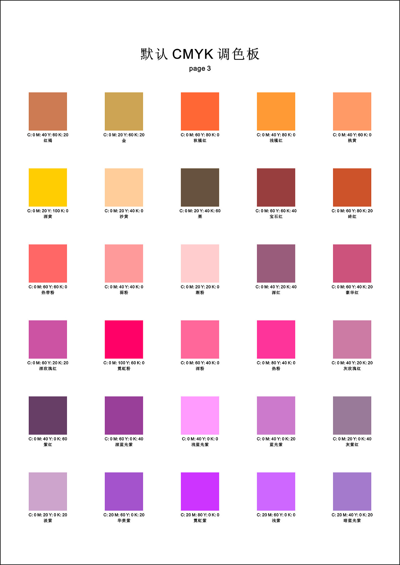 cmyk标准色块|平面|图案|elim92 - 原创作品 - 站酷 (zcool)