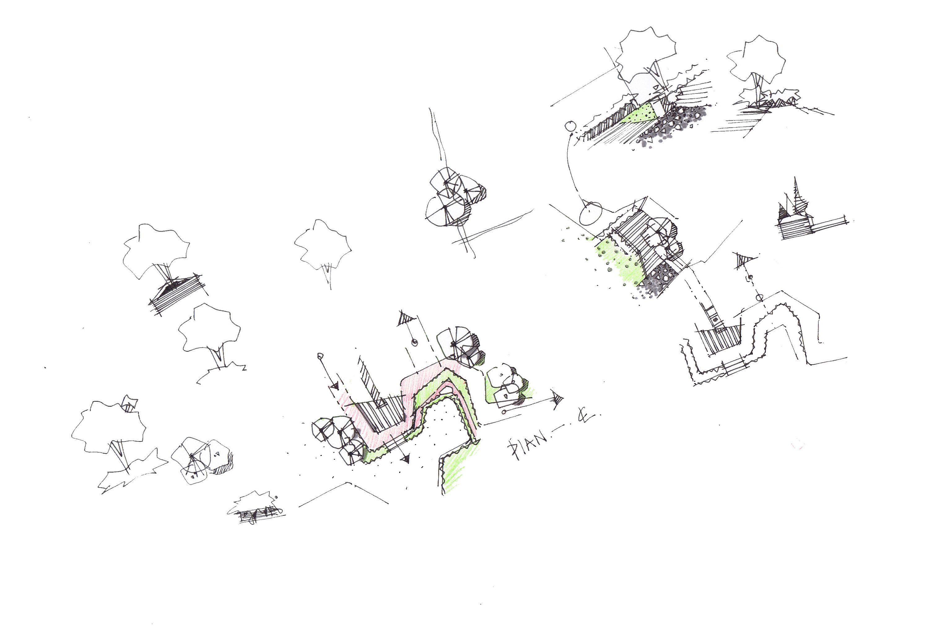 景观草图|空间|景观设计|磊子1220 - 原创作品 - 站酷 (zcool)