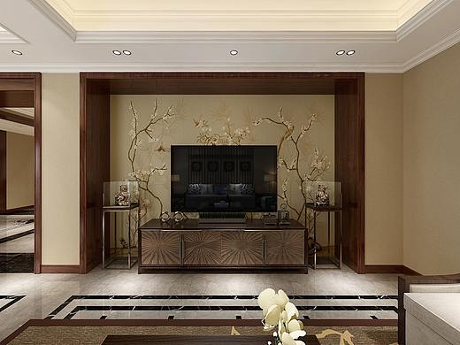 帝景名苑新中式风格装修设计