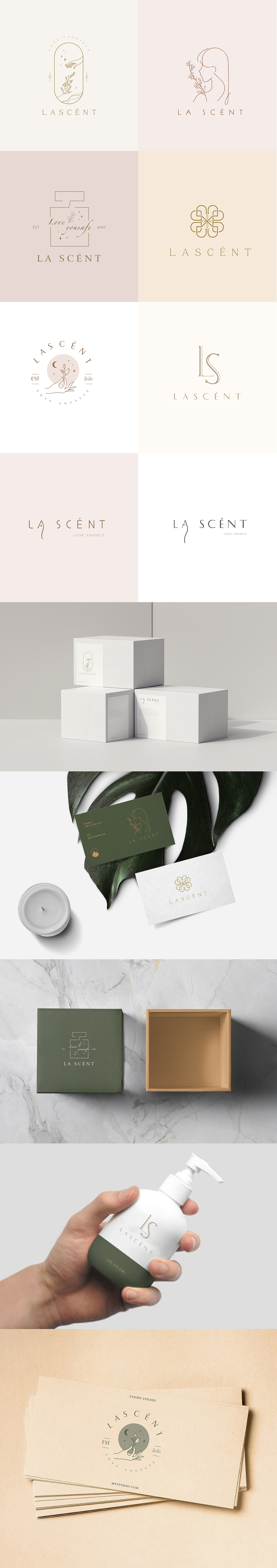 lascent美妆精油香水品牌Logo设计（图ZMjUwMTk2MTE2） - Logo - 站酷设计师时初本心设计原创素材 - 站酷ZCOOL