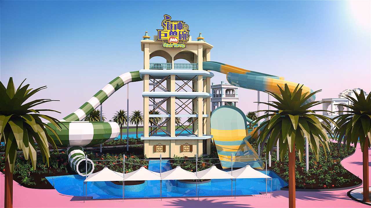 宁波阿拉的海水上乐园宣传片