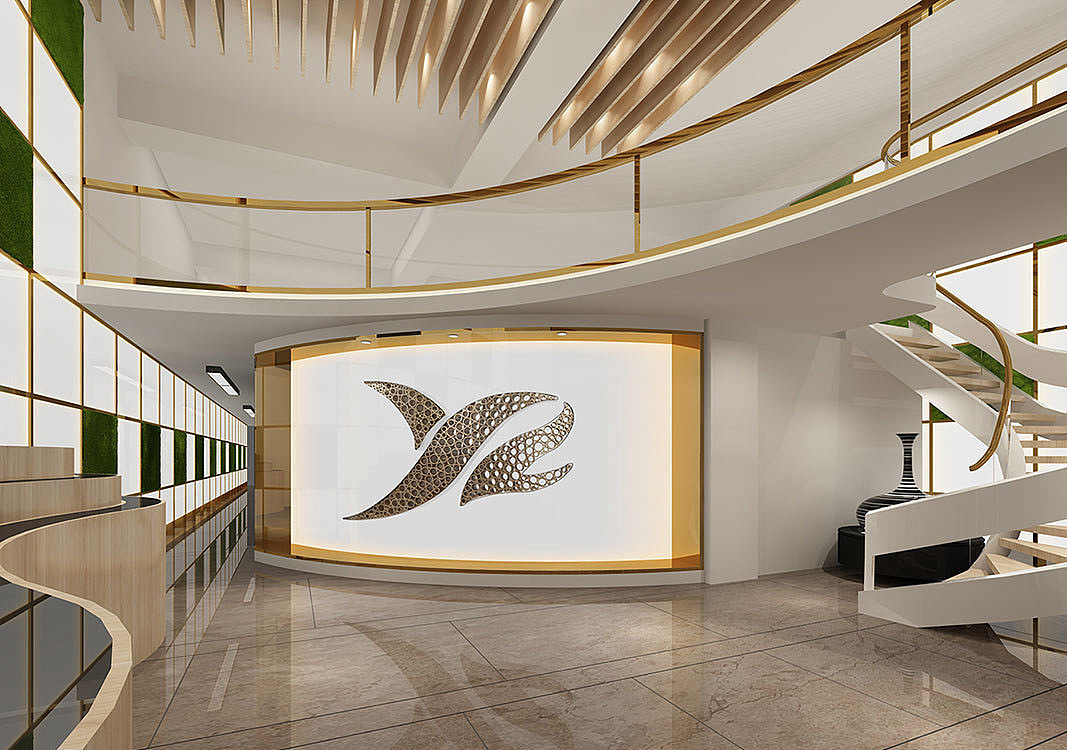 时尚前卫的科技公司办公室装修设计-金博大办公室装修