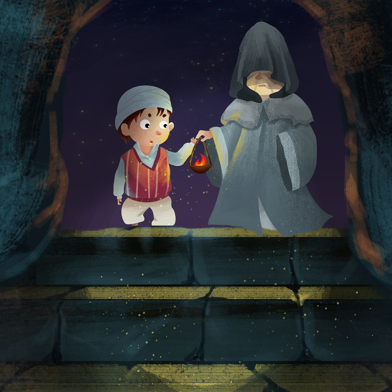 一千零一夜 阿拉丁神灯|插画|儿童插画|艺帆文化 - 原创作品 - 站酷