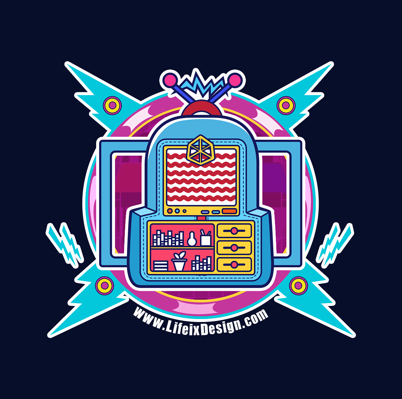 潮流涂鸦 背包|插画|涂鸦/潮流|8毫克zj - 原创作品 - 站酷 (zcool)