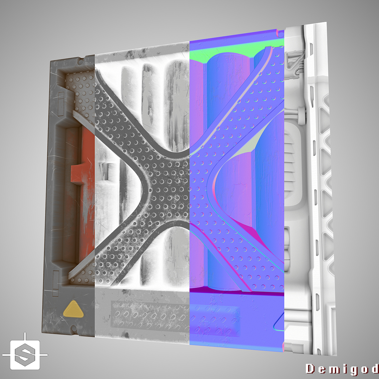 用SubstanceDesigner在UE4中创建一个模块化的科幻环境（图ZMjIyMTk5NTk2） - 场景 - 站酷设计师Demigod0原创素材 - 站酷ZCOOL