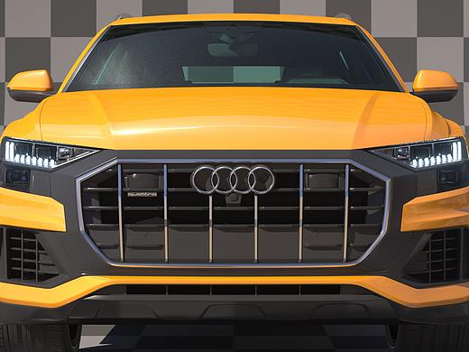 Audi Q8 2019 C4D OC渲染练习