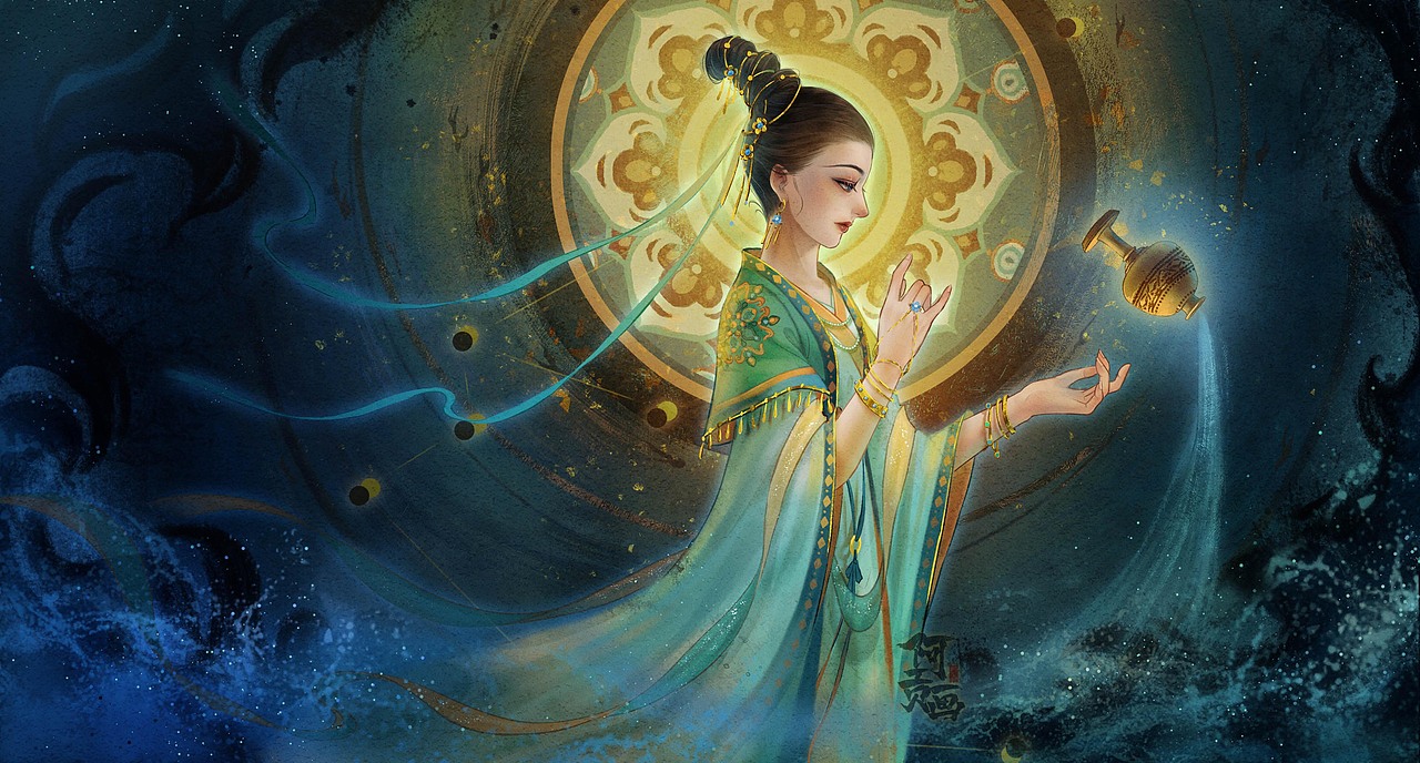 十二星座-古风拟人插画（图ZMjczMzQyNzMy） - 商业插画 - 站酷设计师无敌阿贡原创素材 - 站酷ZCOOL