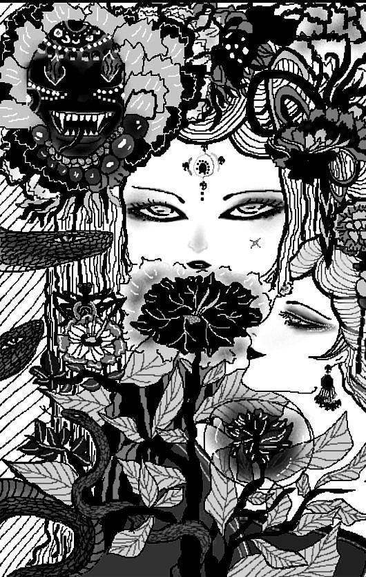 美人蛇语（图ZMzE5OTQ5Mjky） - 艺术插画 - 站酷设计师青御原创素材 - 站酷ZCOOL