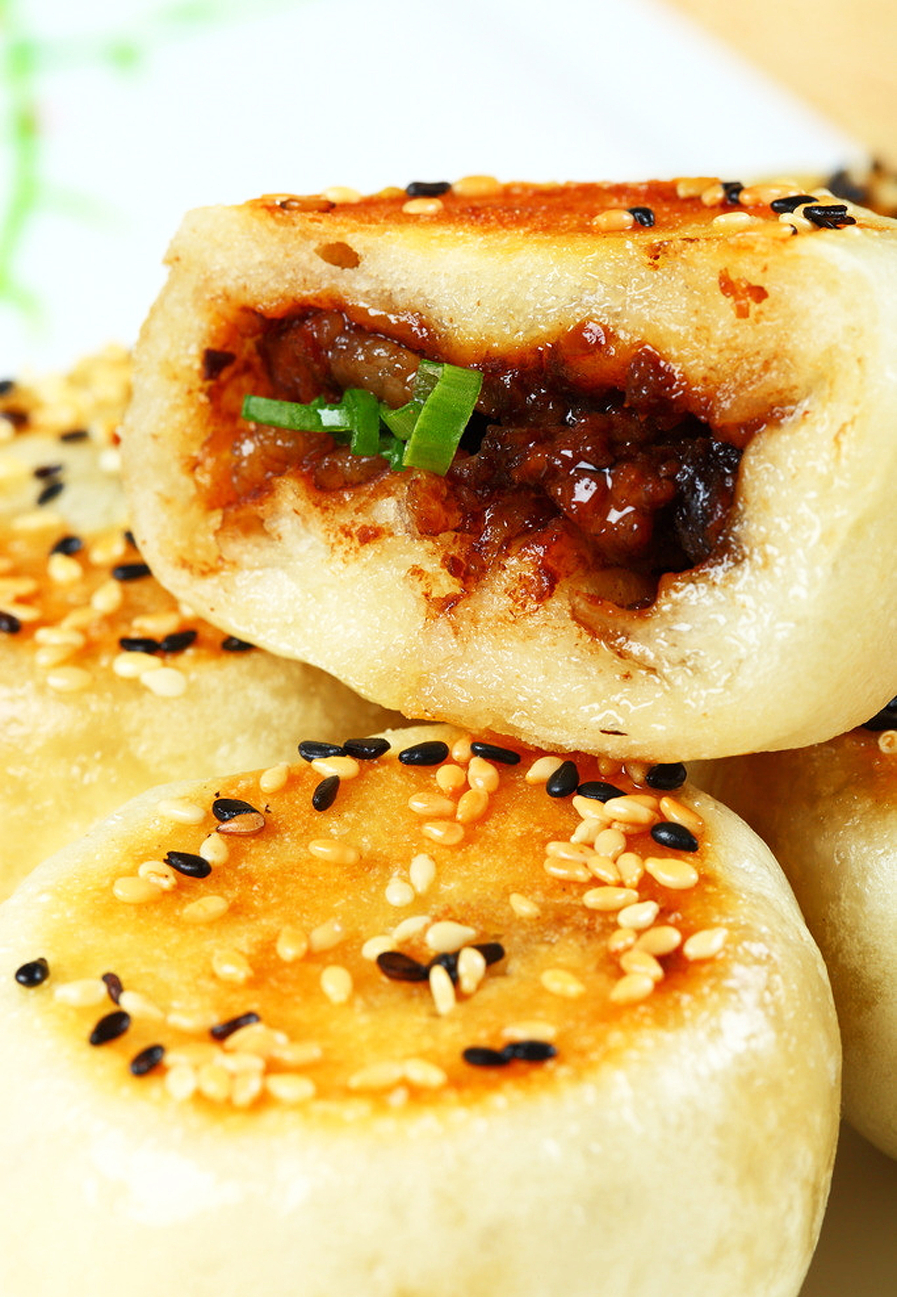 南宁餐饮美食摄影 包子 菜包 肉包 早餐小吃菜图拍摄