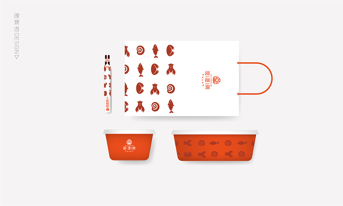 国潮餐饮品牌/海鲜本帮/昆澄阁/LOGO标志/VI包装（图ZMTcyMzgwNTQ4） - 品牌 - 站酷设计师景JINGTYPE原创素材 - 站酷ZCOOL