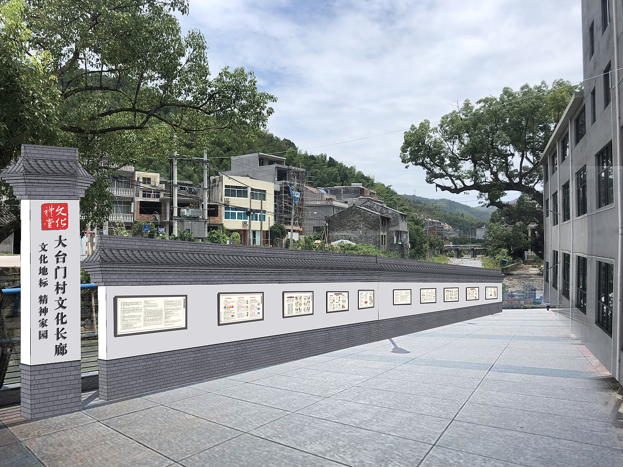 某文化礼堂（图ZMjI5MzM3NDc2） - 其他平面 - 站酷设计师河岸君原创素材 - 站酷ZCOOL