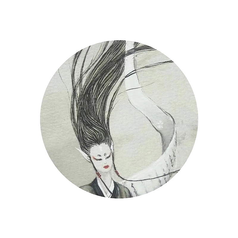 古风插画（图ZMjQ5OTA5NTc2） - 创作习作 - 站酷设计师画画使我瘦原创素材 - 站酷ZCOOL