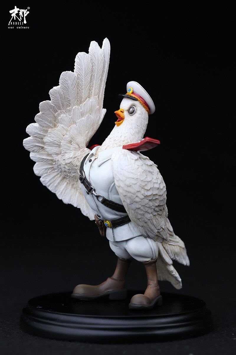 末那原创丨老动画系列黑猫警长特别版白鸽警探手办